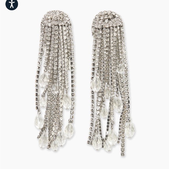 Carolina Herrera Teardrop Tassel Earrings - Picture 1 of 3